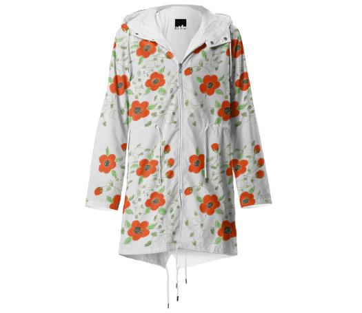 Orange And White With Green