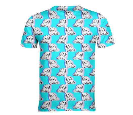 Sad Dog Blue T shirt