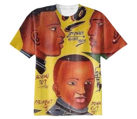 saloon barbershop sign shirt