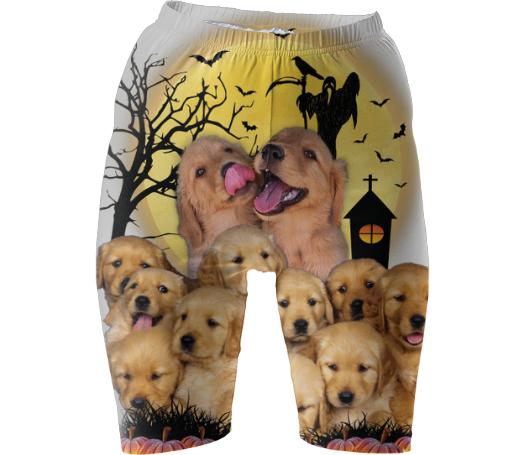 Dog Lover Halloween Bike Shorts