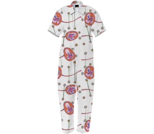 Pressed flowers jumpsuit