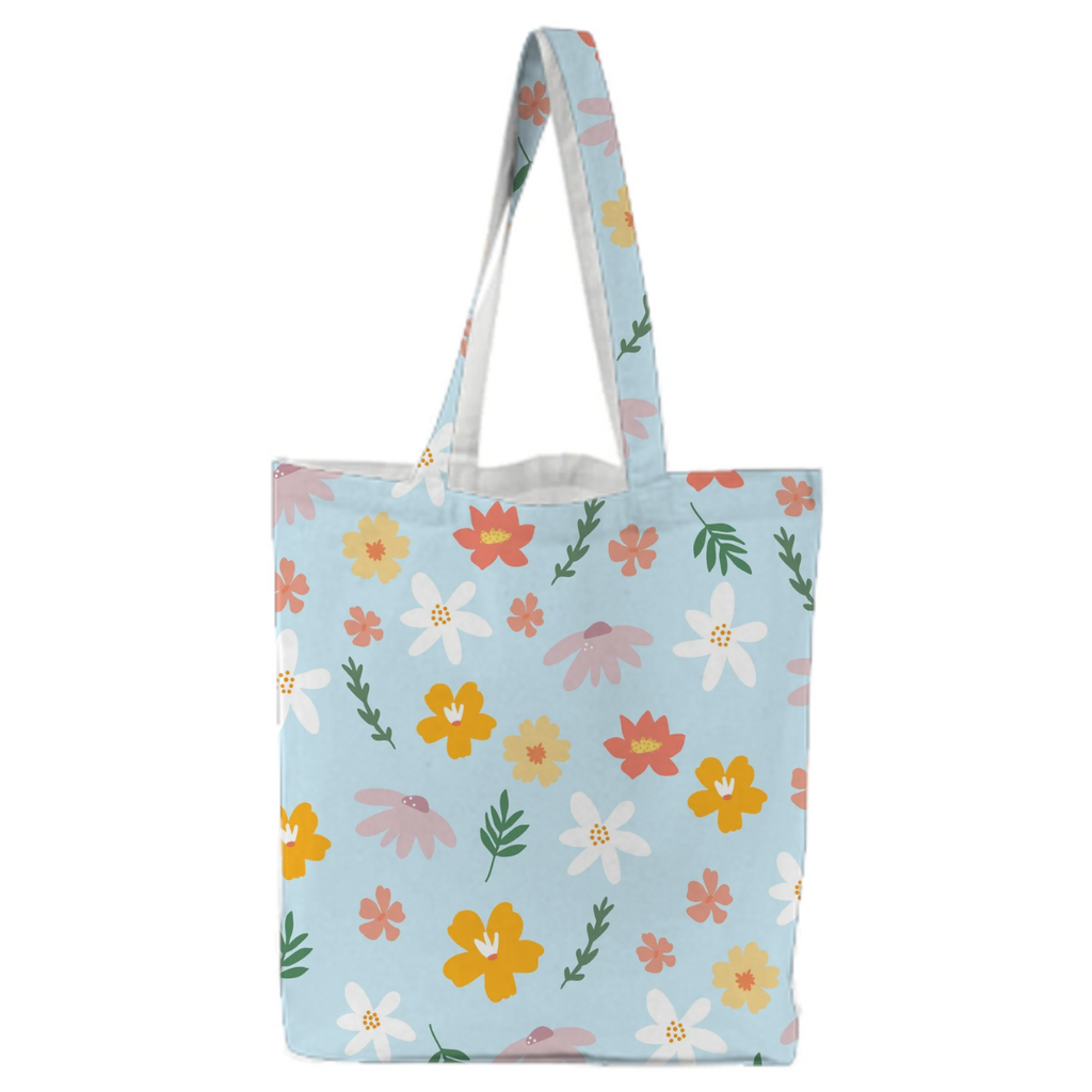 Spring Floral Tote