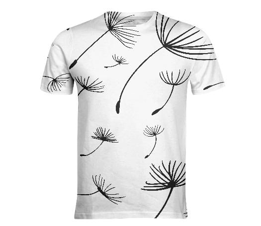Dandelion Seeds T shirt White