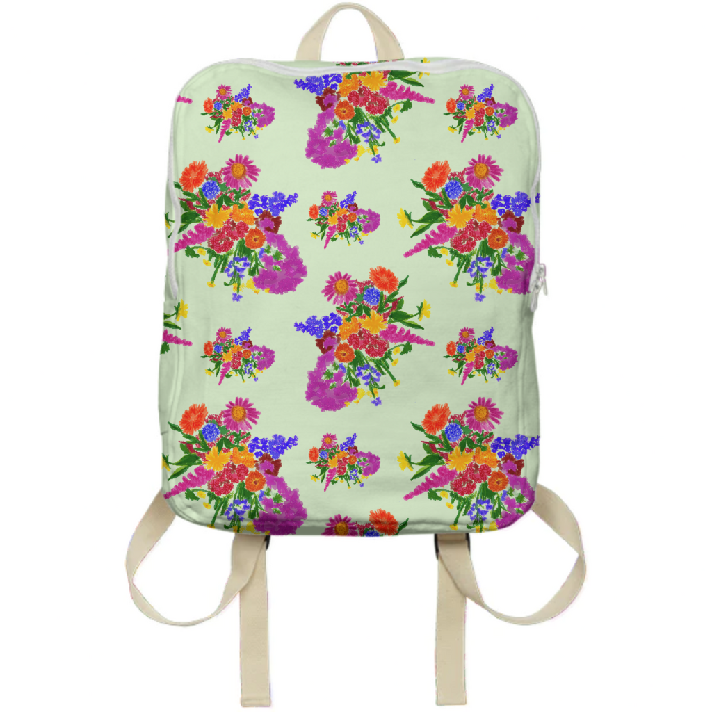 Maine Garden Pale Green Backpack