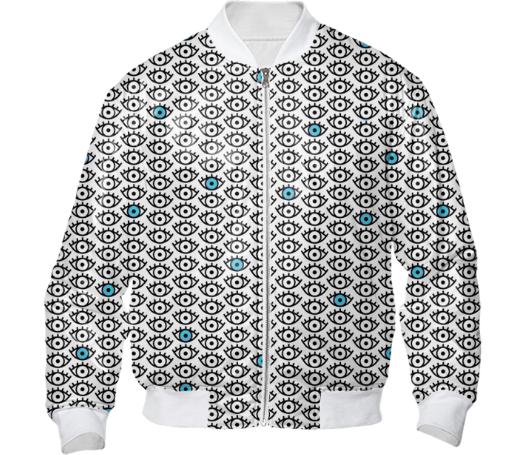 Blue Eye Bomber Jacket