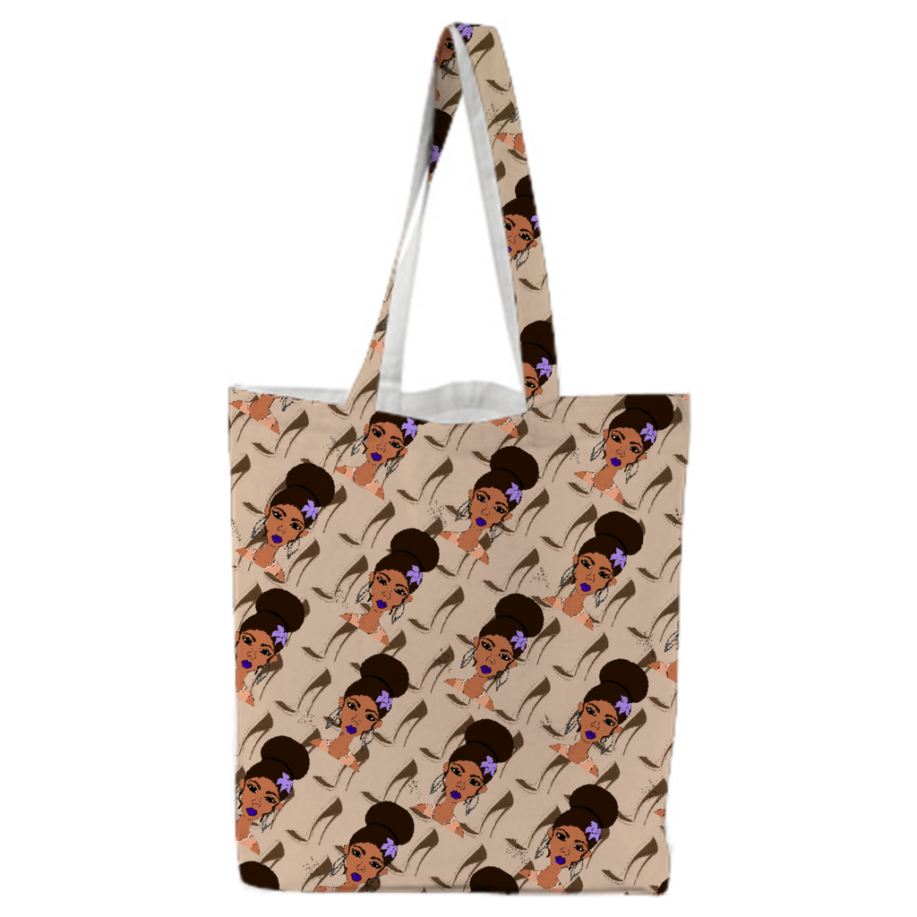 Lady with the Flower Tote