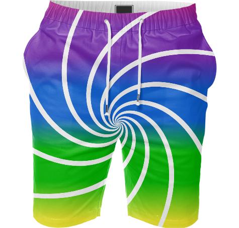 Rainbow shorts