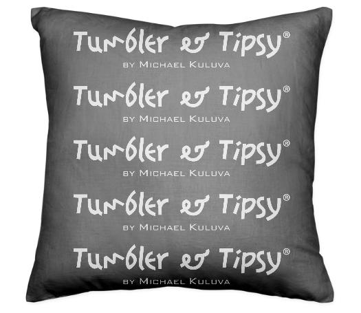 Tumbler and Tipsy Pillow