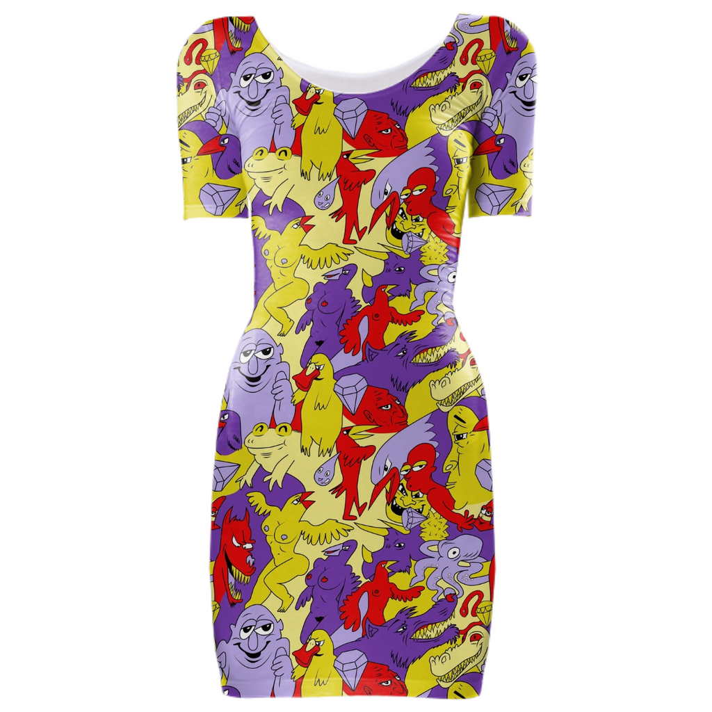 Bright Topless Bird Party