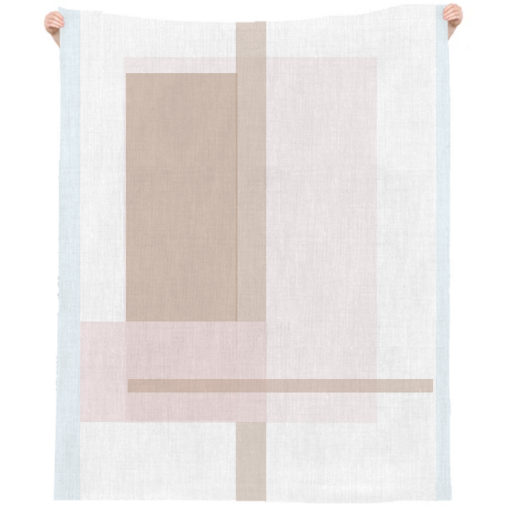 Linen Tablecloth: Bauhaus Plaid 05