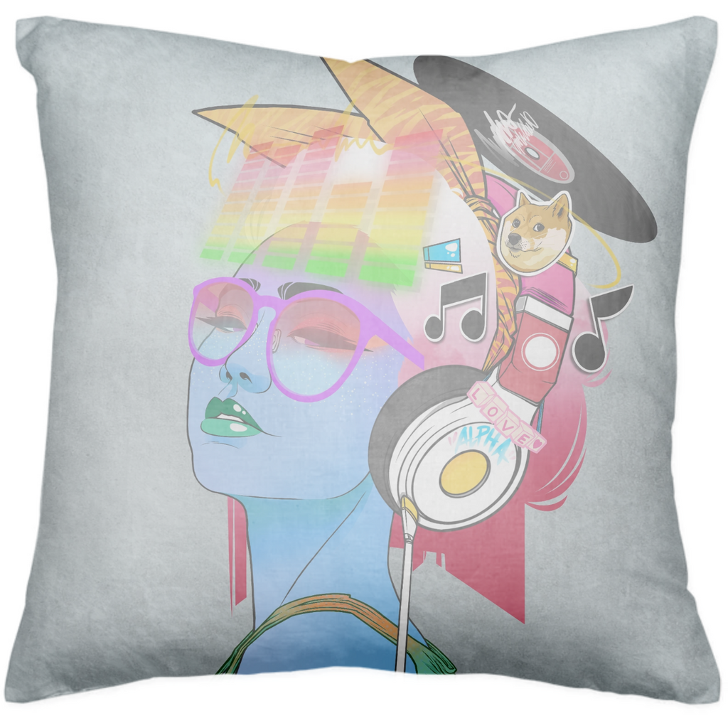 Love Music Alpha Pillow