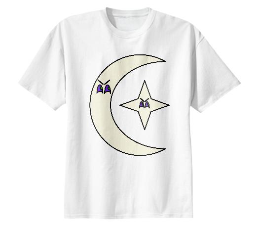YELLOW MOON STARS TEE