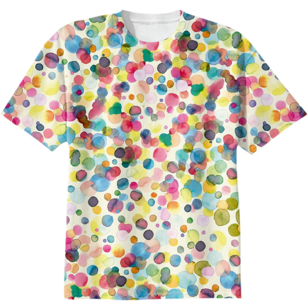 Watercolor Colorful Dots