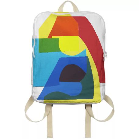 House Collage Backpack
