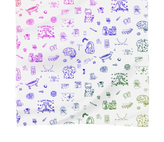 PAOM, Print All Over Me, digital print, design, fashion, style, Scarf, Scarf, Scarf, Amanda, Necessities, autumn winter spring summer, unisex, Rayon, Accessories