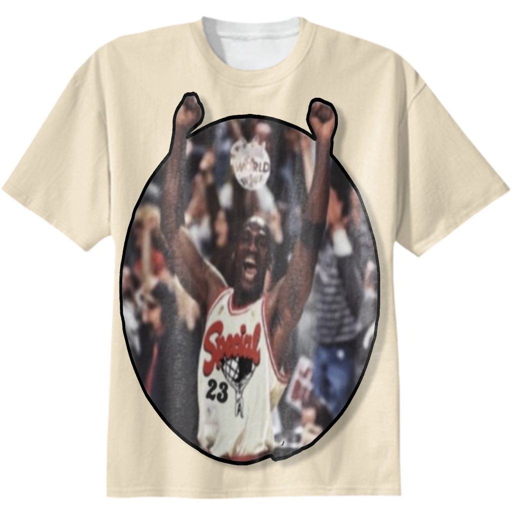 "23 Is Special" Vinyl Off-White Tee