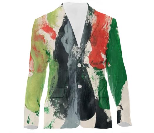 Paint Palette Suit Jacket by Amanda Laurel Atkins