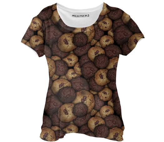 Chocolate Chip Cookies Drape Shirt