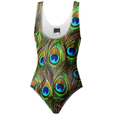 Peacock Feathers Invasion Swimsuit