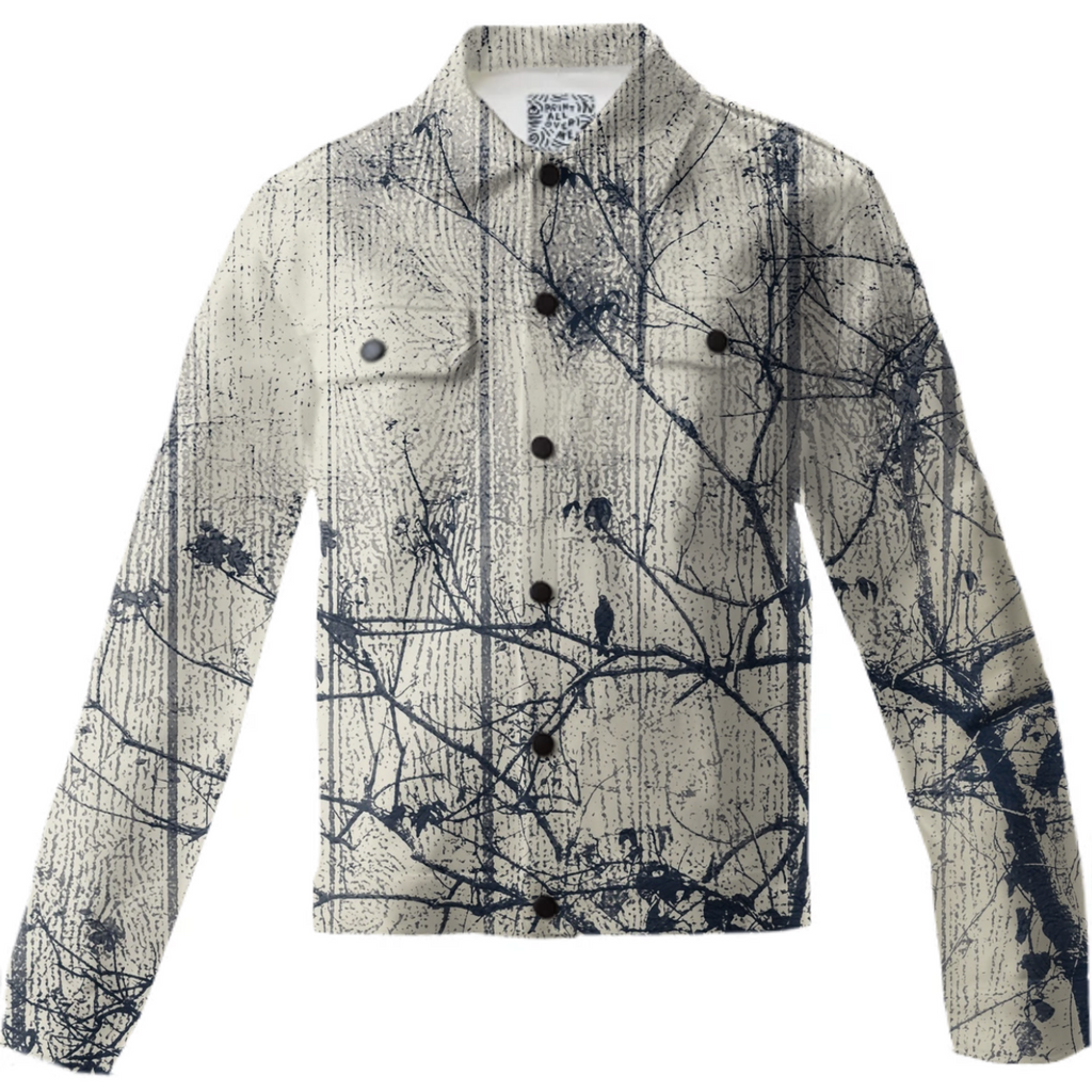 Botanical Grey Print
