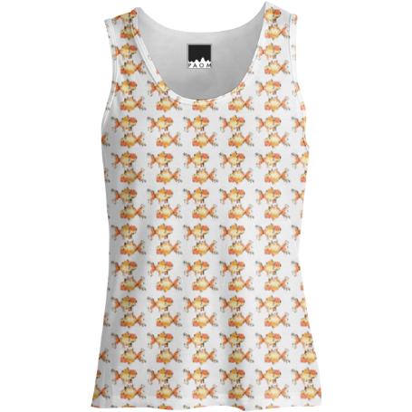 Goldfish print tank top