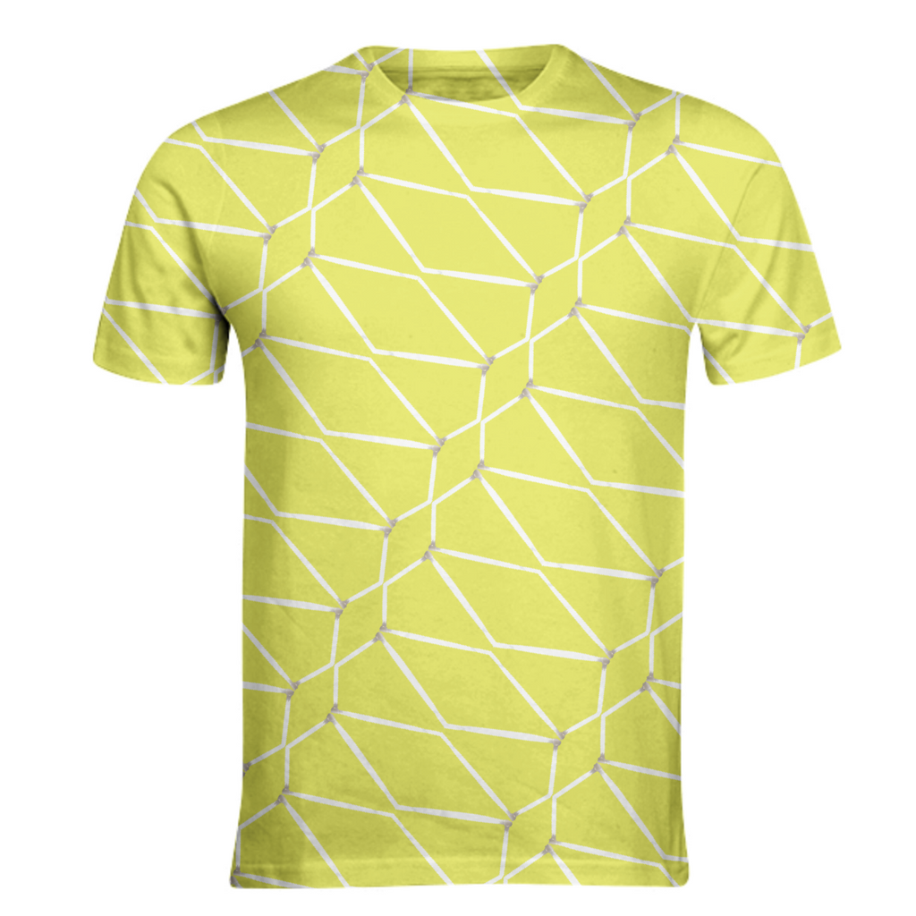 Yellow and White Geometric