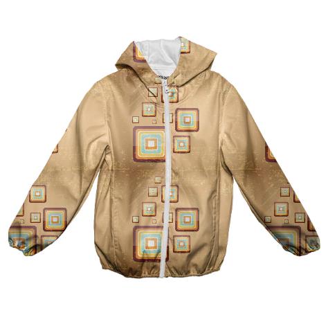 Retro grunge squares