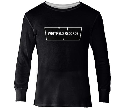 Whitfield Records logo Crew neck thermal top
