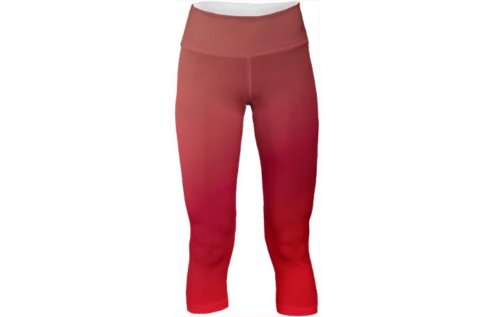 Pink And Red Yoga Pants