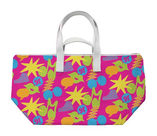 SWT GummyPattern WeekendBag Magenta Final
