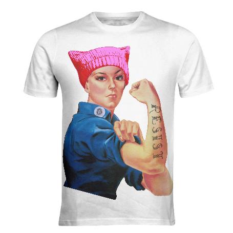 Resist Trump Rosie the Riveter Resists and Marches