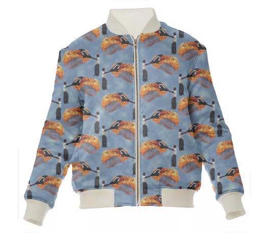 rom profile wave bomber jacket