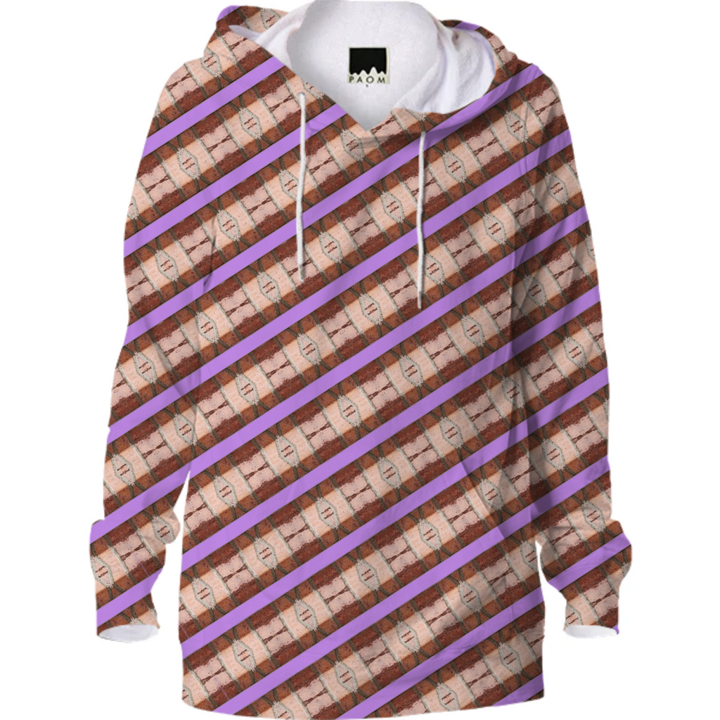 Purple stripe brick geometric