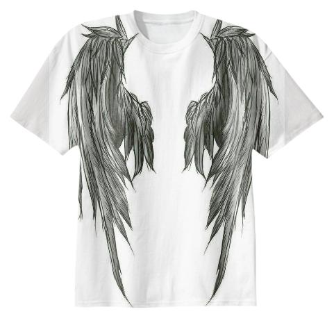 feathers t shirt