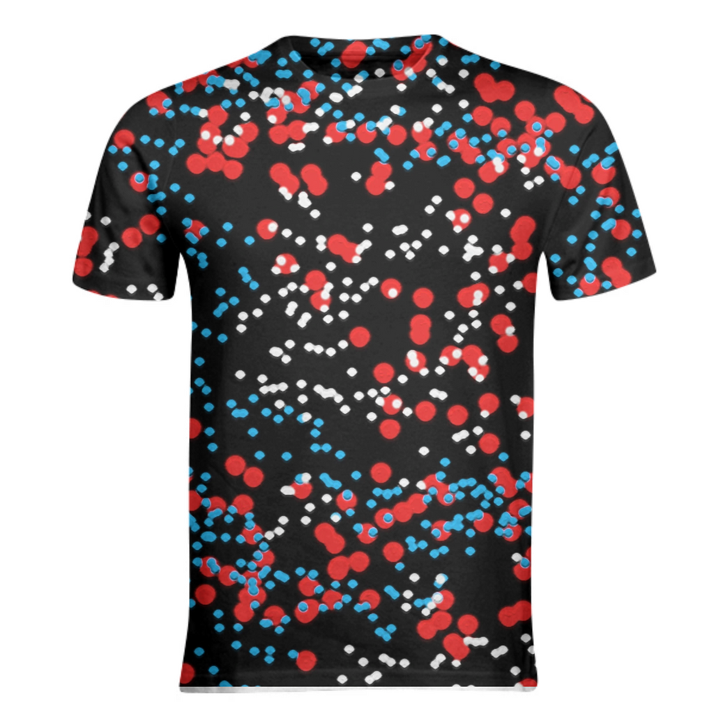 Multicolored Bubbles Motif Abstract Pattern