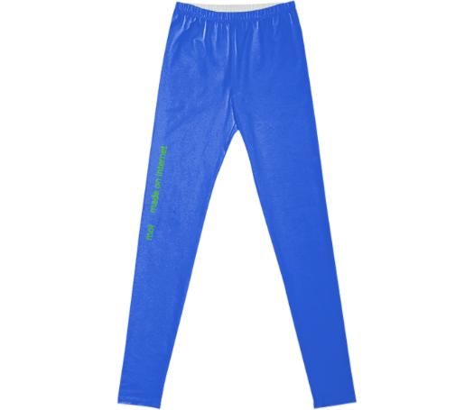 essentials blue leggings