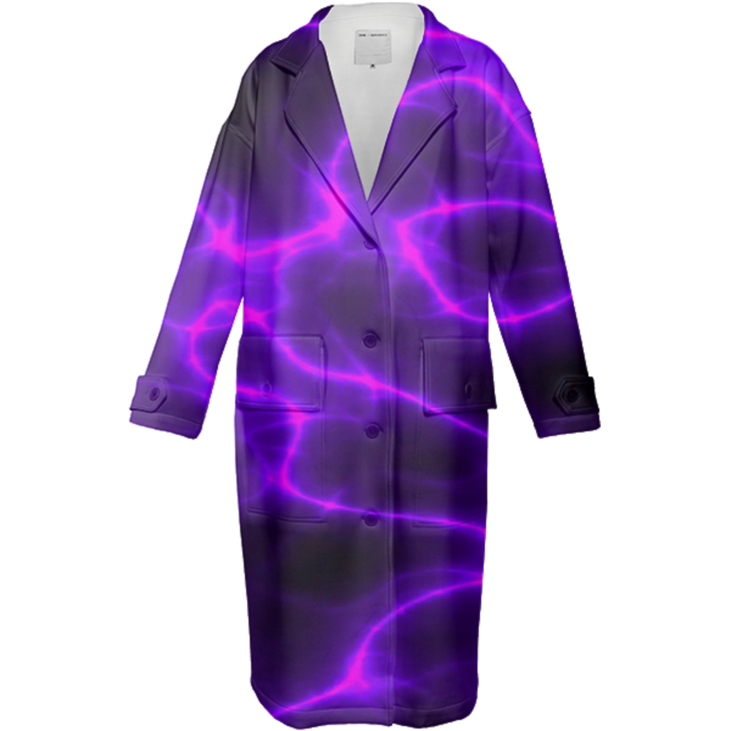 electro wave trench coat