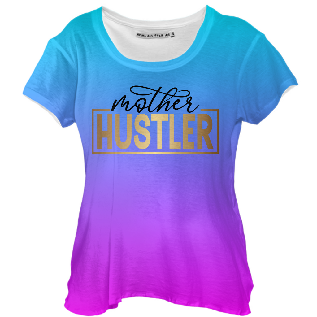 Mother Hustler Gradient Drape Shirt