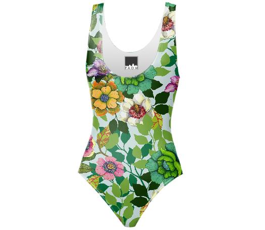 English Garden Hand drawn flower pattern