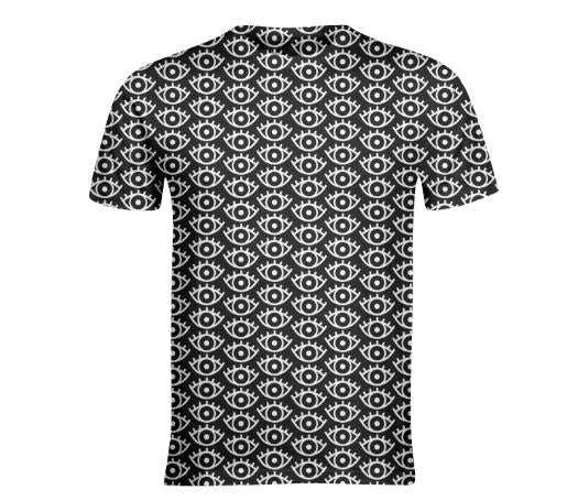 Black White Eyes T Shirt