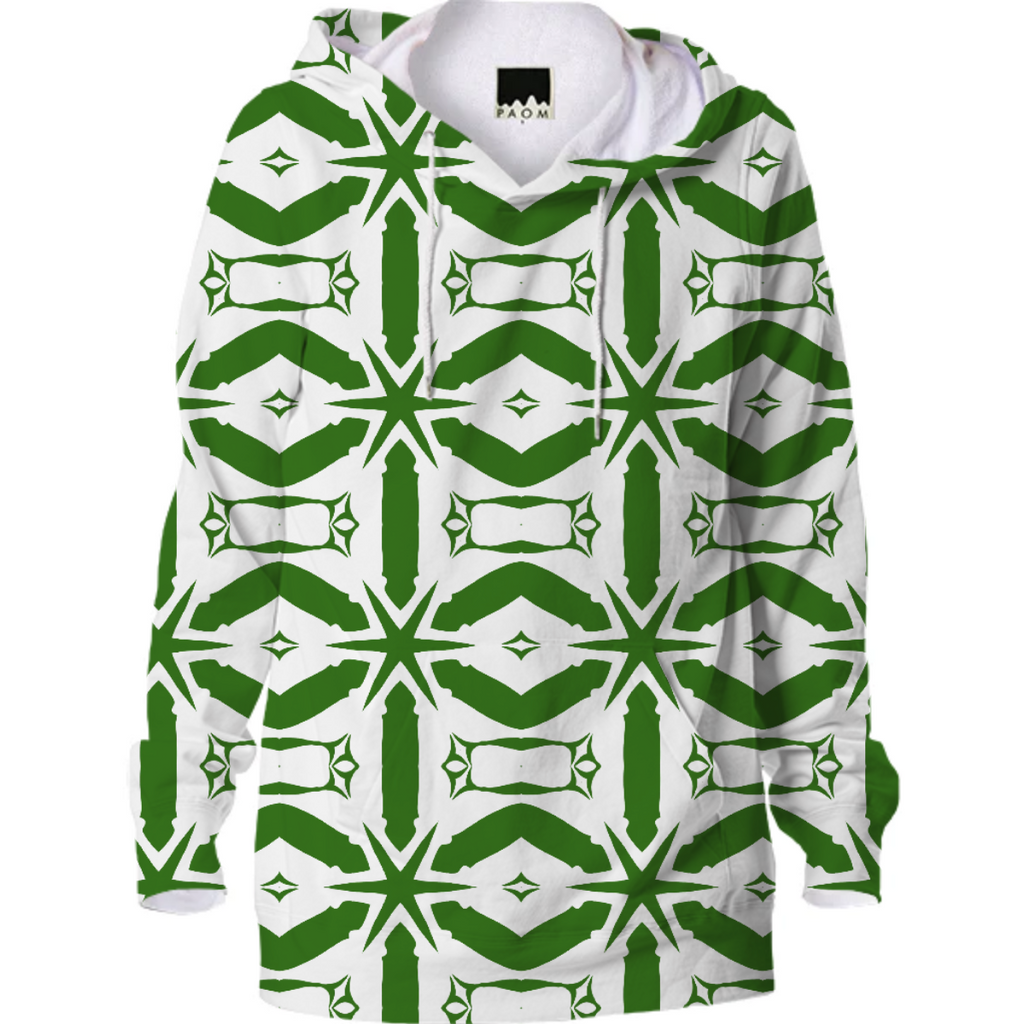 Green and White Geometric