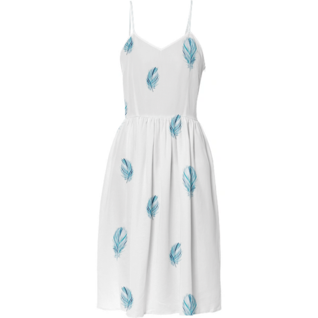 Blue Summer Feathers