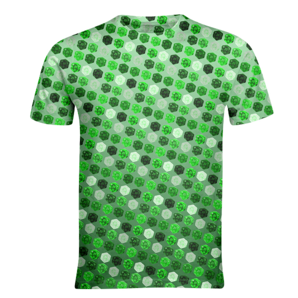 Green Variation Nat20 dnd geometric