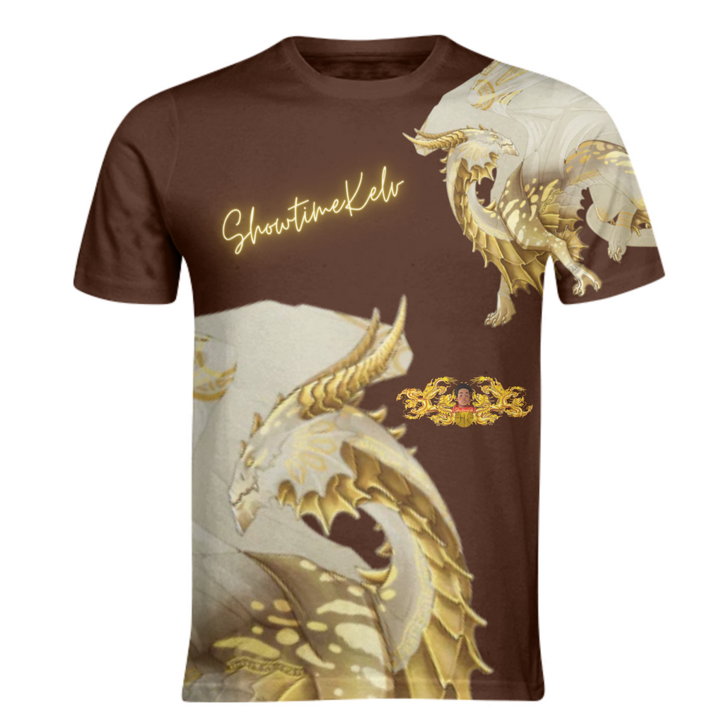 SHOWTIME KELV OFF WHT DRGN T-SHIRT