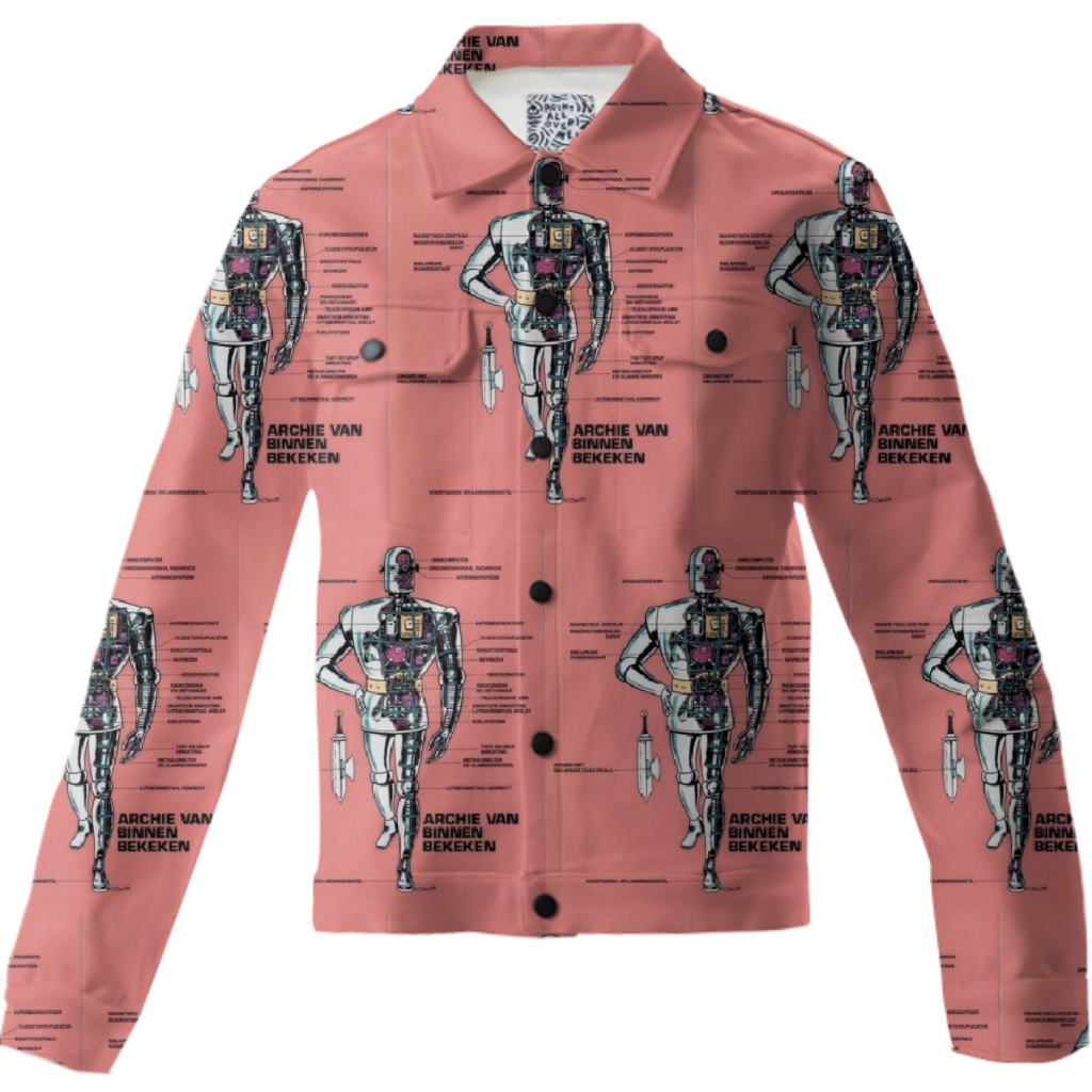 ARCHIE VAN Twill Jacket(Peach)