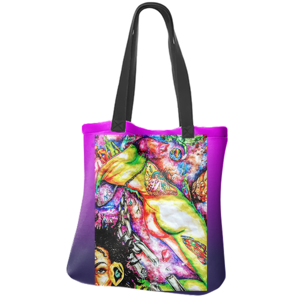 Third eye open wide tote