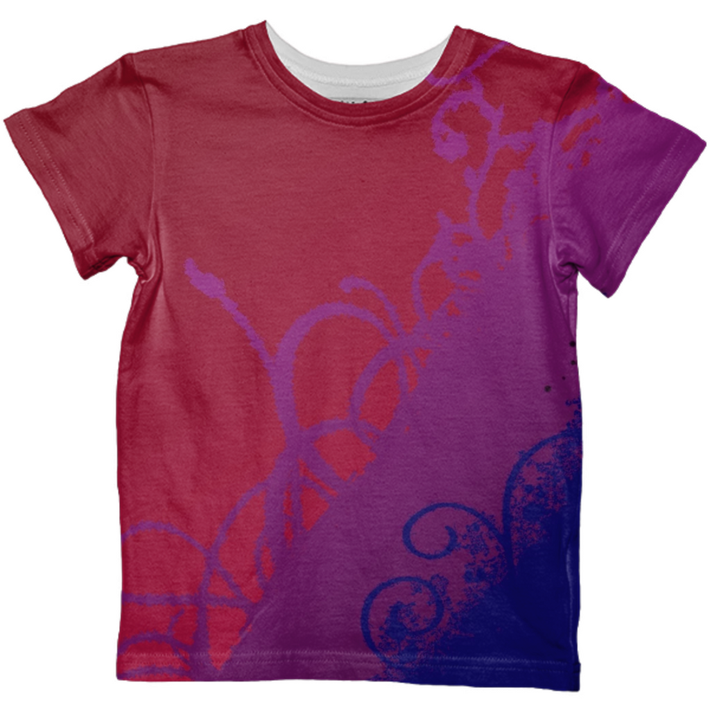 dark blue red