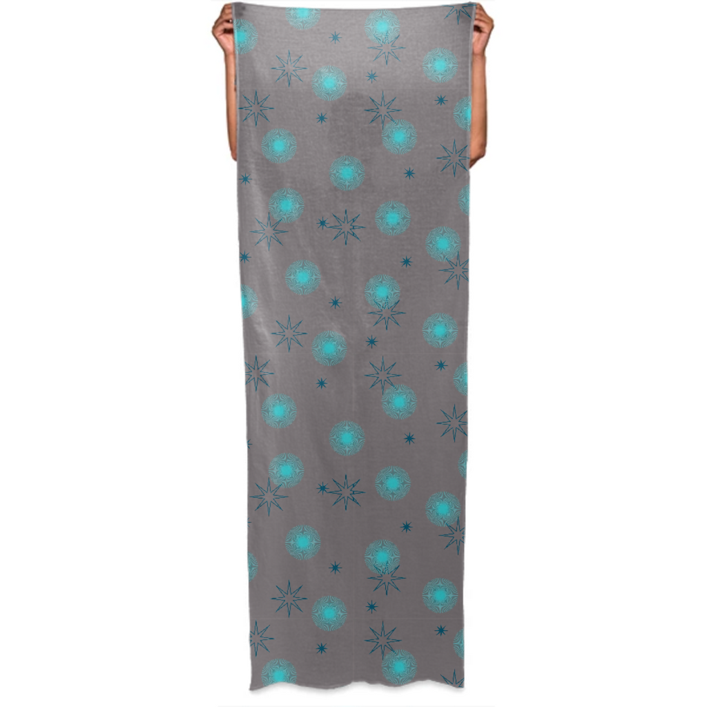 Abstract Dots Explosion 3 Wrap Scarf