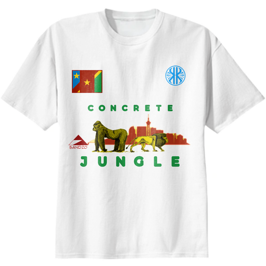 King Kongo x Sandzo Anguafo Concrete Jungle tee