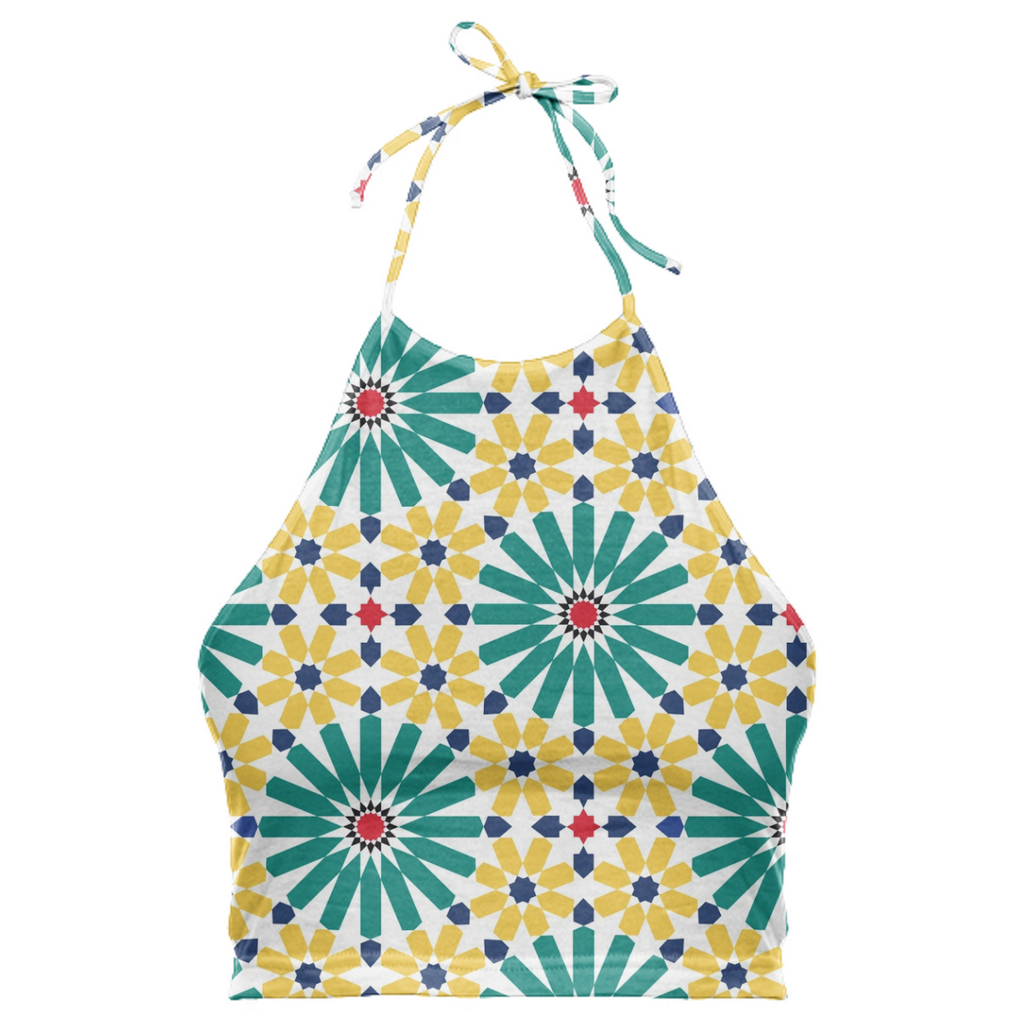 Islamic Design Patterns / Moroccan Zellige Halter top